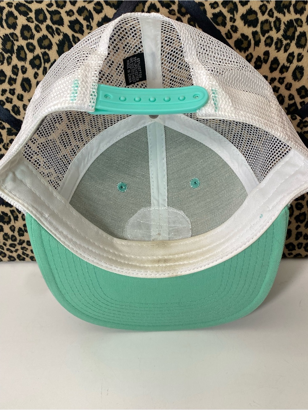 Shreddy Icon Hydro Seafoam Skeleton Shaka Mesh Snapback Trucker Hat - Picture 10 of 11
